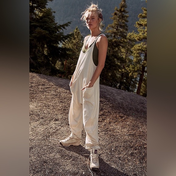 Free people Movement Hot Shot Onesie Jumpsuit Butter Yellow size XL NWOT - Picture 2 of 10